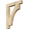 Ekena Millwork Westlake Block Rough Sawn Bracket, Douglas Fir, 4"W x 26"D x 34"H BKT04X26X34WTL05RDF - alternate 1